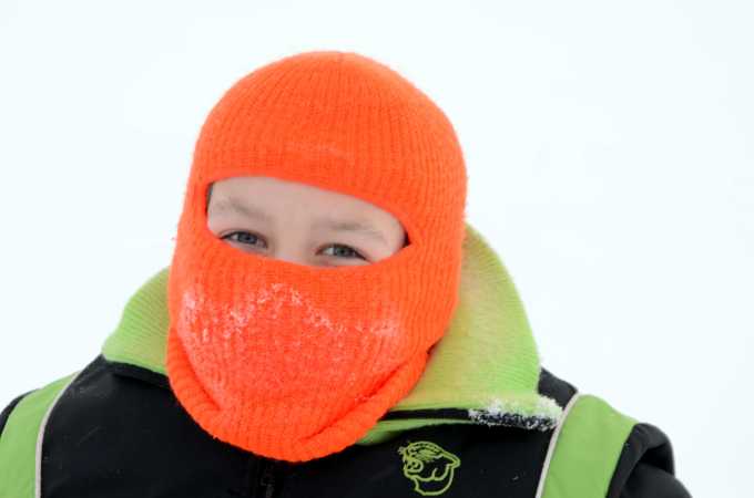 Oliver på ni år besøger Svalbard.